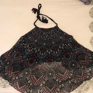 Two piece high waisted bathing suit